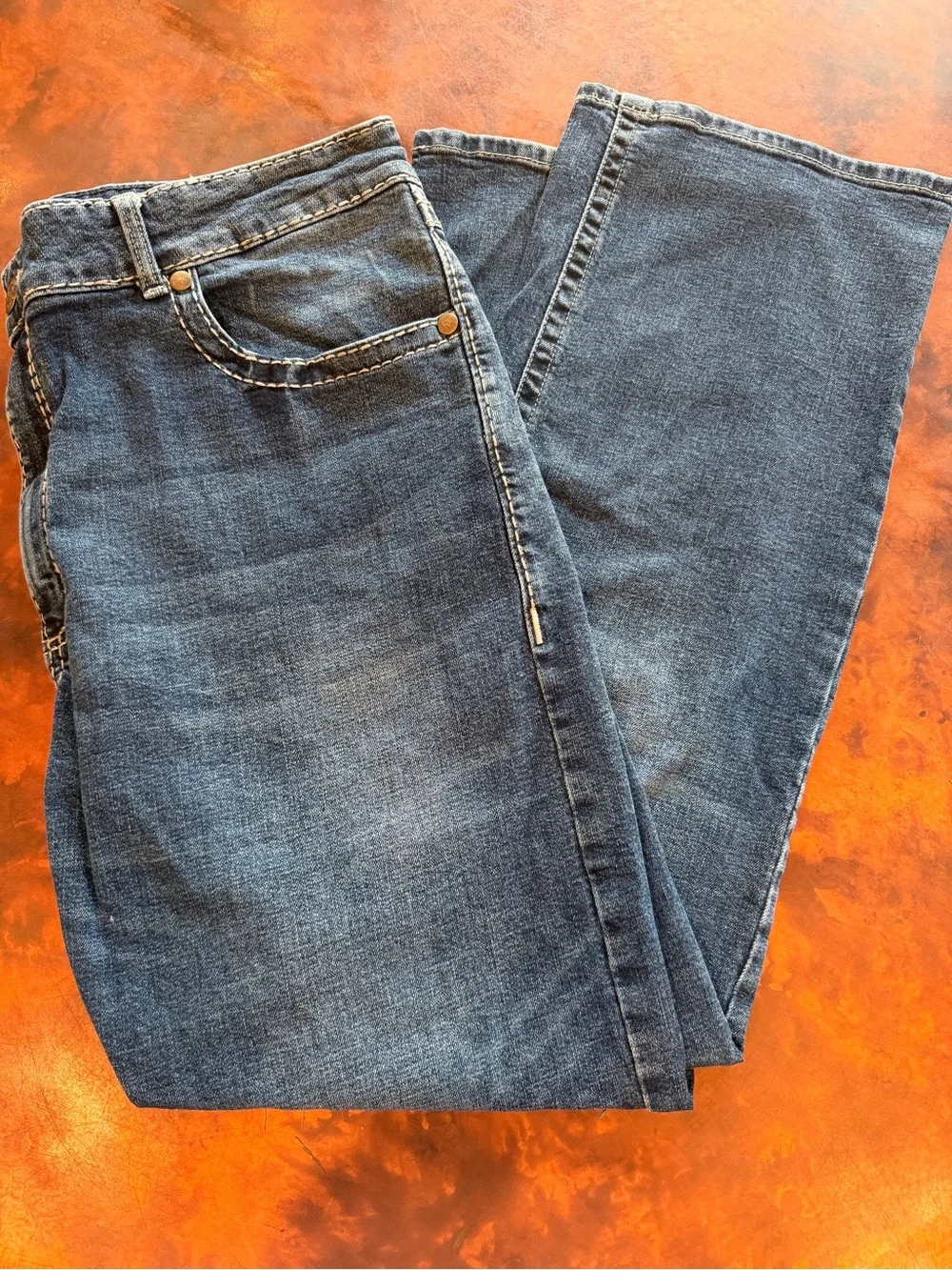 Rock 47 Denim Wrangler 42 x 32 Slim Boot
